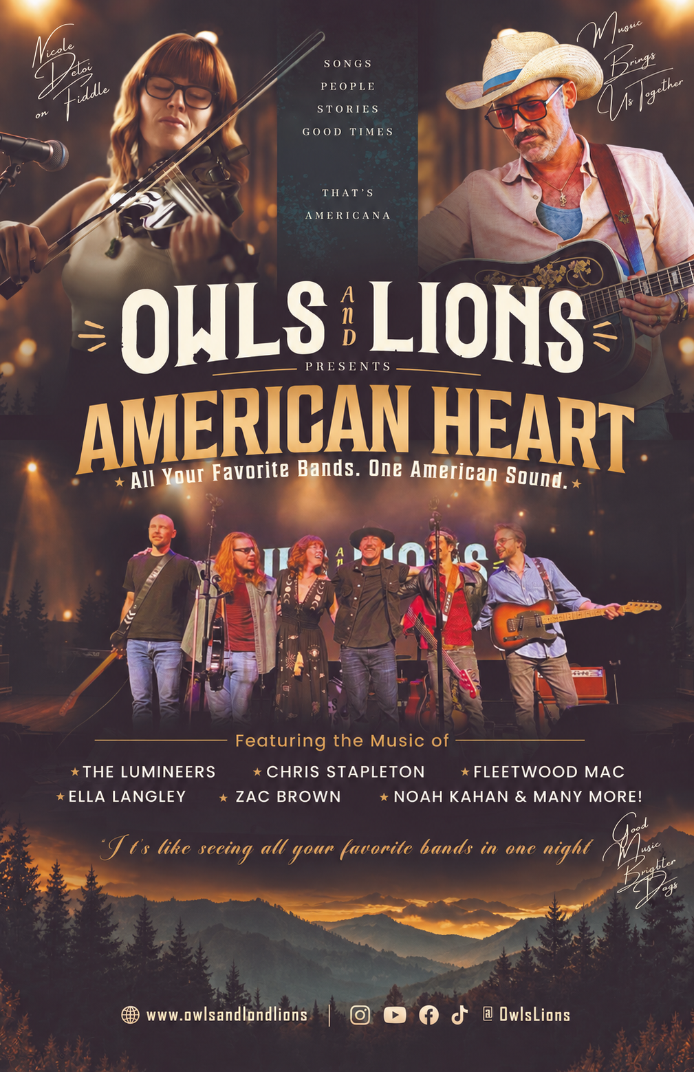 American Heart by Owls & Lions poster